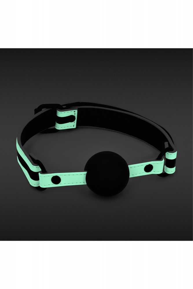 Кляп светящийся NS Novelties GLO BONDAGE BALL GAG (T280853)