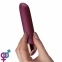 Вібратор Off Rocks Chaiamo Burgundy, 16х3 см 2