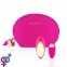 Виброяйцо Rianne S: Pulsy Playball Deep Pink с вибрирующим пультом Д/У, косметичка-чехол (SO3885) 0