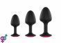 Анальная пробка Marc Dorcel Geisha Plug M, 7,5х3,3 см (Рубиновый) 5
