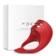 Эрекционное кольцо с электростимуляцией Foxshow – Vibrator – Silicone Ring Red USB (F63024) 0