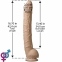 Фалоімітатор Doc Johnson Dick Rambone Cock, 35х6 см, тілесний 0