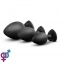 Набір анальних пробок LUXE BLING PLUGS TRAINING KIT RED GEMS (T330853) 3