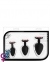 Набір анальних пробок LUXE BLING PLUGS TRAINING KIT RED GEMS (T330853) 0
