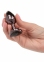Анальная пробка CalExotics Diamond Heart Plug Small, чёрная, 5,7 × 3,2 см (CE16516B) 2