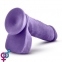Фаллоимитатор киберкожа AU NATUREL BOLD HERO 8INCH DILDO PURPLE (T331294) 1