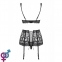 Комплект з поясом для панчіх Obsessive 856-SEG-1 3 pcs set S/M (410231) 2
