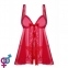 Бебидолл Obsessive Rougebelle babydoll & thong red S/M (410397) 1