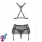 Комплект Obsessive Chiccanta 3 pcs set black S/M (410634) 0