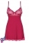 Бебидолл Obsessive Rosalyne babydoll & thong red S/M (410671) 3