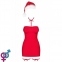 Комплект Obsessive Kissmas chemise Red® S/M (410764) 1