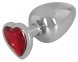 Анальна металева пробка з каменем Diamond Butt Plug large (5327970000) 1