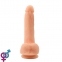 Фалоімітатор з мошонкою Liquid Boss Black Silicone 2