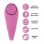 Пульсатор для клитора плюс вибратор FeelzToys - FemmeGasm Tapping & Tickling Vibrator Pink (SO4579) 1