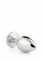 Анальна пробка з каменем GLEAMING LOVE SILVER PLUG LARGE (DT21787) 3