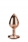 Анальна пробка з серцем GLEAMING LOVE ROSE GOLD PLUG SMALL (DT21789) 2