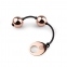 Металлические вагинальные шарики Rosy Gold - Nouveau Kegel Balls, вес 376гр, диаметр 2,8см (SO4594) 0