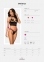 Комплект Obsessive Delishya set 2-pcs black L/XL (410870) 0