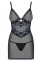 Cорочка Obsessive 866-CHE-1 chemise & thong S/M (410855) 1