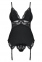 Корсет Obsessive 810-COR-1 corset & thong black S/M (410841) 2