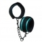 Наручники тканевые бирюзовые Luxury Fetish CUFFS (F61300) 1
