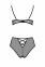 Еротичний комплект з малюнком LOVELIA BIKINI black L/XL - Passion (SO4747) 4