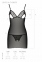 Сорочка з вирізами на грудях + стрінги LOVELIA CHEMISE black L/XL - Passion (SO4759) 5