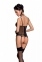 Корсет с подвязками + стринги LOVELIA CORSET black L/XL - Passion (SO4765) 0