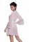 Повітряний пеньюар LOVELIA PEIGNOIR white L/XL - Passion (SO4774) 0