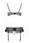 Сексуальный комплект с поясом для чулок LOVELIA SET black S/M - Passion (SO4778) 4