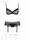 Сексуальный комплект с поясом для чулок LOVELIA SET black S/M - Passion (SO4778) 5