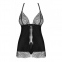 Бебидолл Obsessive Chiccanta babydoll & thong black S/M (410480) 3