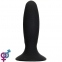 Стимулятор простати Silicone Butt Plug, Tension Exerciser Black (6603LK0202) 1