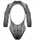 Боди-сетка с открытой спиной Obsessive B130 S/M/L (410884) 0