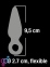 Анальная пробка Finger Plug (61325169290000) 1