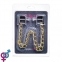 Зажимы на соски  Nipple play квадратные Gold Cnain (810348) 0