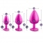 Набір анальних пробок LUXE BLING PLUGS TRAINING KIT PINK (T330855) 2