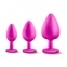 Набір анальних пробок LUXE BLING PLUGS TRAINING KIT PINK (T330855) 3