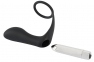 Масажер простати з эрекционным кільцем Black Velvets Vibrating Ring & Plug 2