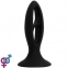 Стимулятор простати Silicone Butt Plug, Tension Exerciser Black (6603LK0202) 2