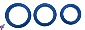 Кільця ерекційні Blue Mate Cockring Set, 3 шт (61325214770000) 2