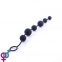 Анальные бусы Black Silicone Large (810334) 0