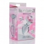 Анальная пробка со стразом Pink Gem Glass Anal Plug With Gem стеклянная, Medium (AG430-Medium) 2