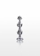 Анальная елка S . металлическая с камнем Diamond Star Beads ToyJoy (TJ10576) 0