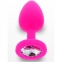 Анальная пробка розовая маленькая Diamond Booty Jewel Toy Joy (T10573) 0