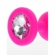 Анальная пробка розовая маленькая Diamond Booty Jewel Toy Joy (T10573) 1