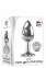 Анальная пробка с камнем A&E CLEAR GEM ANAL PLUG SMALL (T840632) 0
