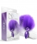 Анальная пробка с хвостом Global Novelties NIXIE METAL BUTT PLUG WITH OMBRE TAIL, PURPLE METALLIC (T880193) 0