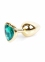 Анальна пробка S із зеленим каменем Boss of toys Jewellery (BS64042) 4