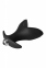 Анальна пробка з вібрацією FANTASSTIC VIBRATING ANAL ANCHOR PLUG BLACK (DT22004) 2